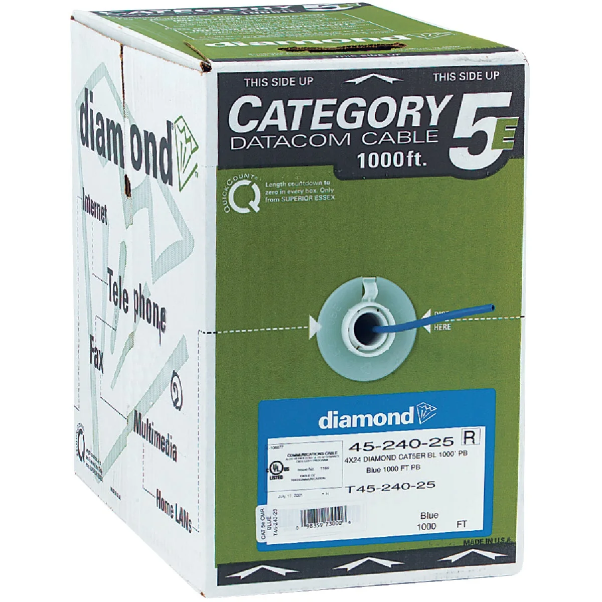Exclusive Coleman Cable 1000 Ft. 24 AWG Voice Data Multi-Line Wire Verified