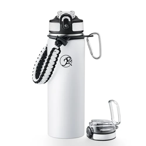 Powerful 24oz Insulated Stainless Steel Travel Water Bottle High-End