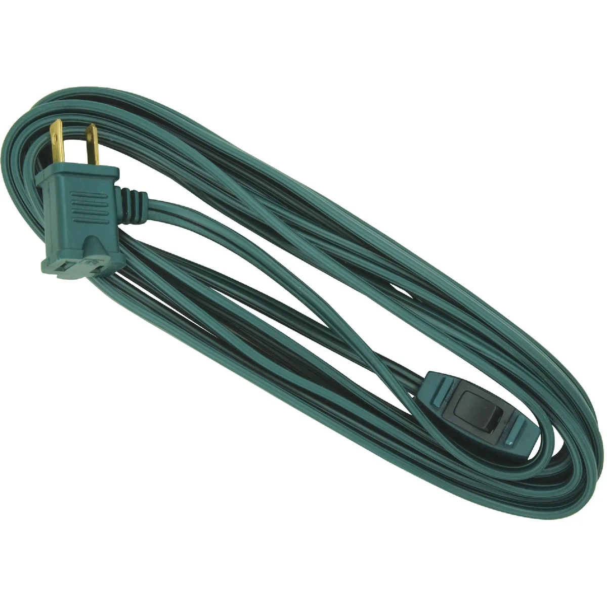Breathable Do it 15 Ft. 16 2 Green Extension Cord with Switch Excellent