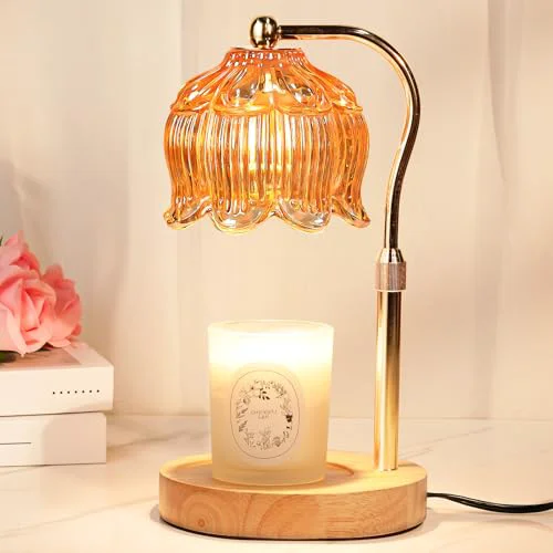 First-Class Flower Candle Warmer Lamp with Timer Lightweight