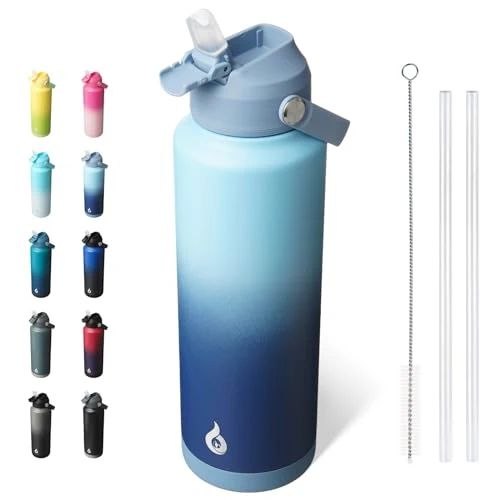 Carefully Designed 40oz Insulated Water Bottle User-Friendly