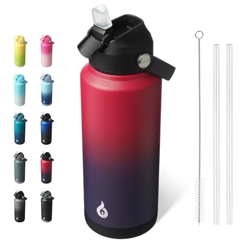 Smart 32oz Insulated Water Bottle Reusable