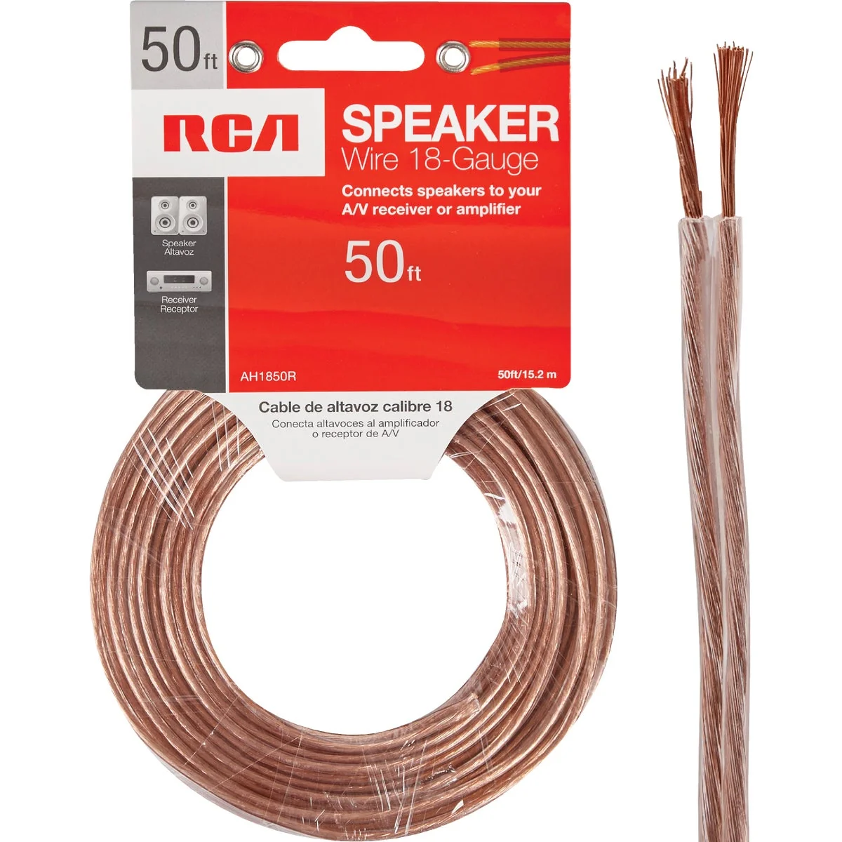 Expertly Made RCA 50 Ft. 18-2 Stranded Speaker Wire Proven