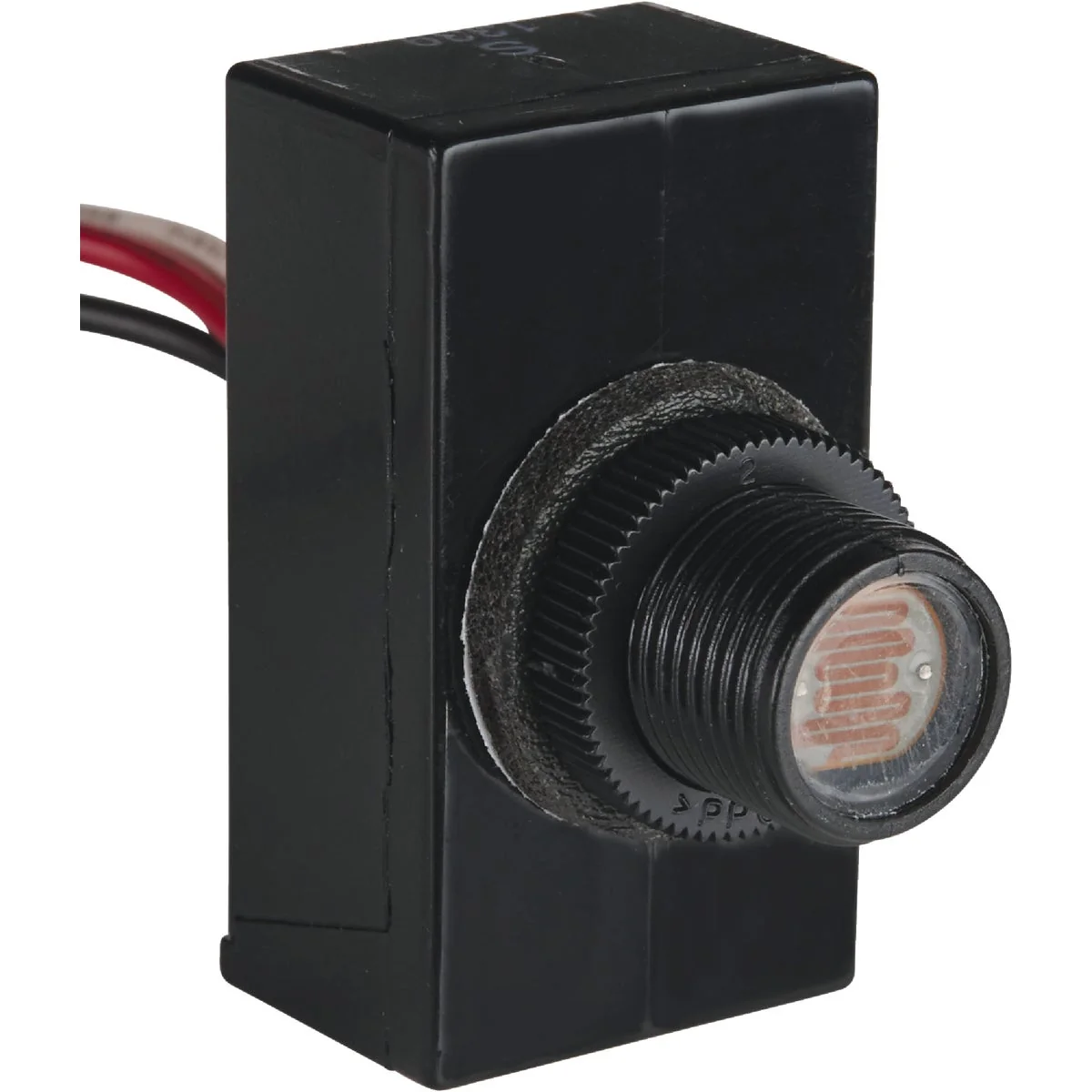 Effective Do it Hard Wire Black Heavy-Duty Post Box Photocell Lamp Control Convenient
