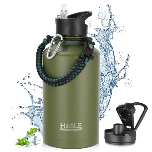 Original Design Half Gallon Insulated Water Bottles 64 oz User-Friendly
