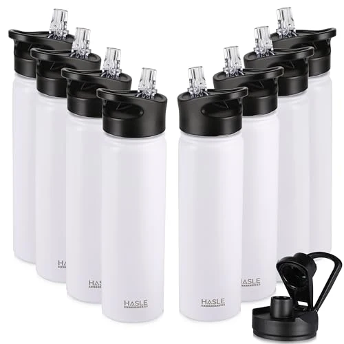 Breathable Insulated Water Bottle 22 oz Double Wall Stainless Steel Water Bottle Wide Mouth with Straw Lid Spout Lid Keeps Cold or Hot Trendy