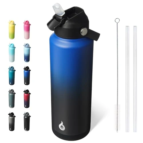 Lightweight 40oz Insulated Water Bottle Clean