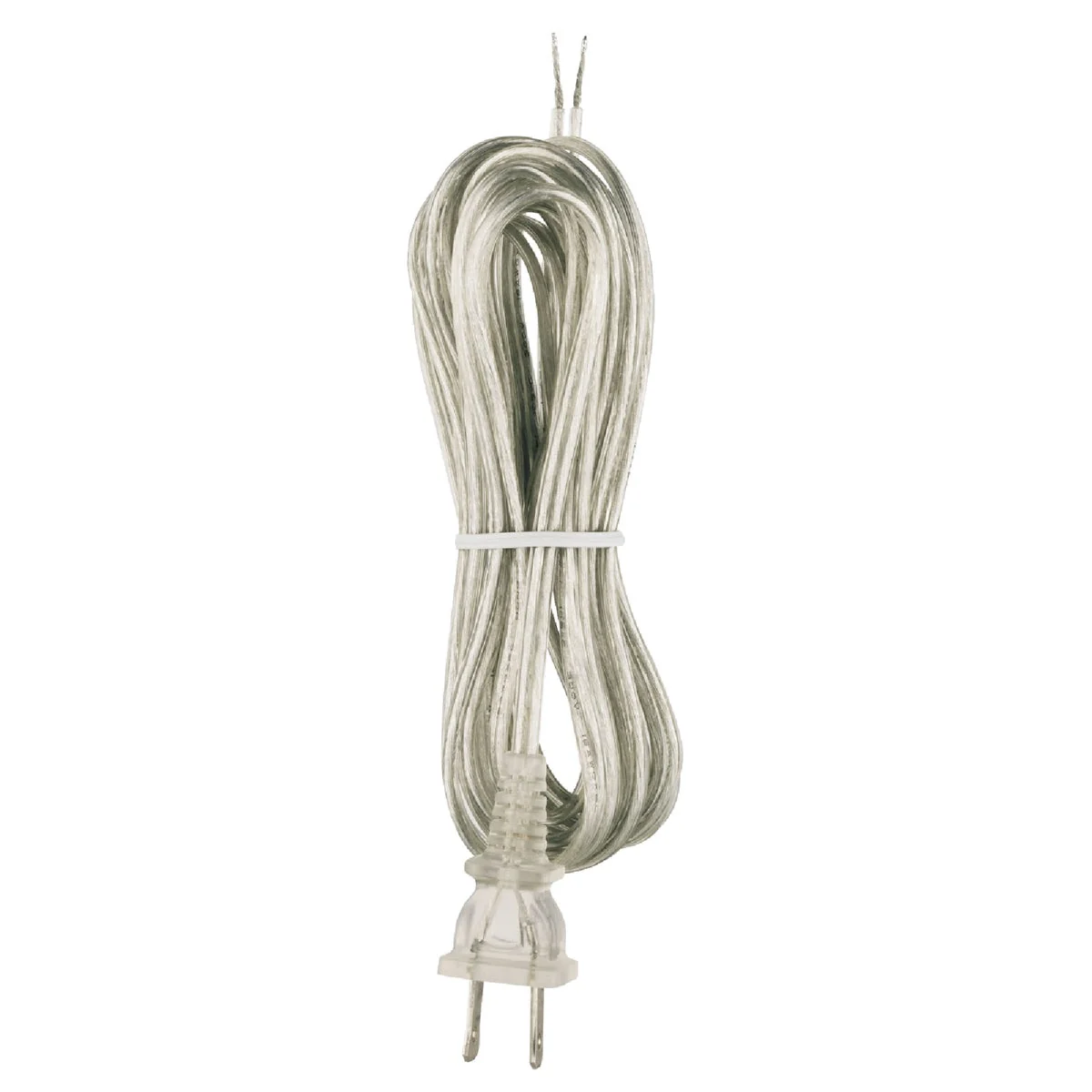 Elite Westinghouse 8 Ft. 18 Ga. Silver Lamp Cord Flexible