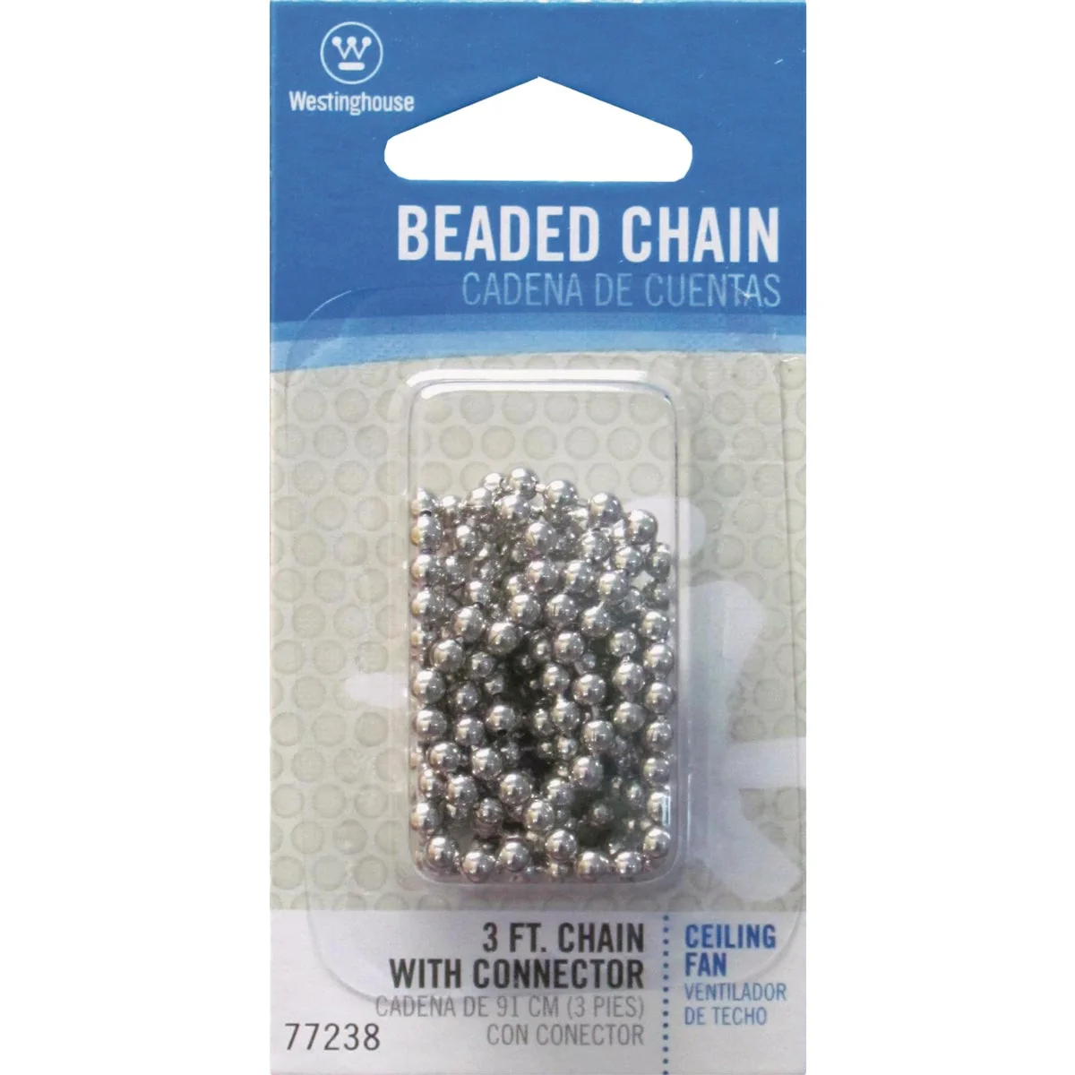 Next-Generation Westinghouse 3 Ft. Brushed Nickel Pull Chain Luxury