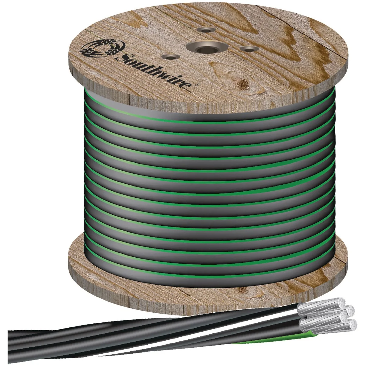 Innovative Southwire 500 Ft. 4 0-4 0-2 0-4 4-Conductor Underground Service Entrance Cable Electrical Wire Classic