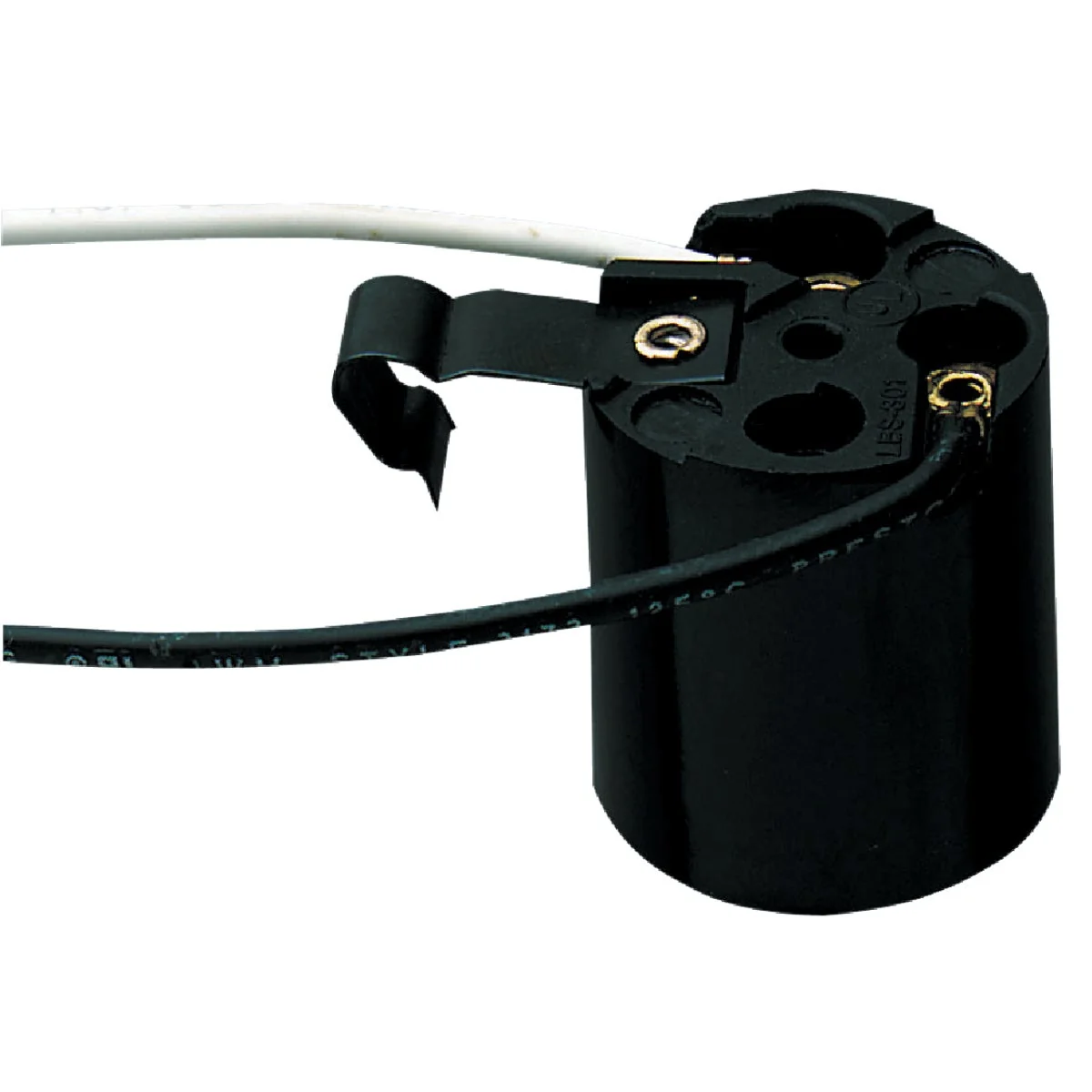 Lightweight Westinghouse Horizontal Snap-In Medium Base Black Lamp Socket Comfortable