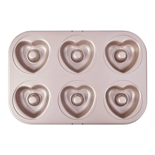 Modern Heart Donut Pan Durable