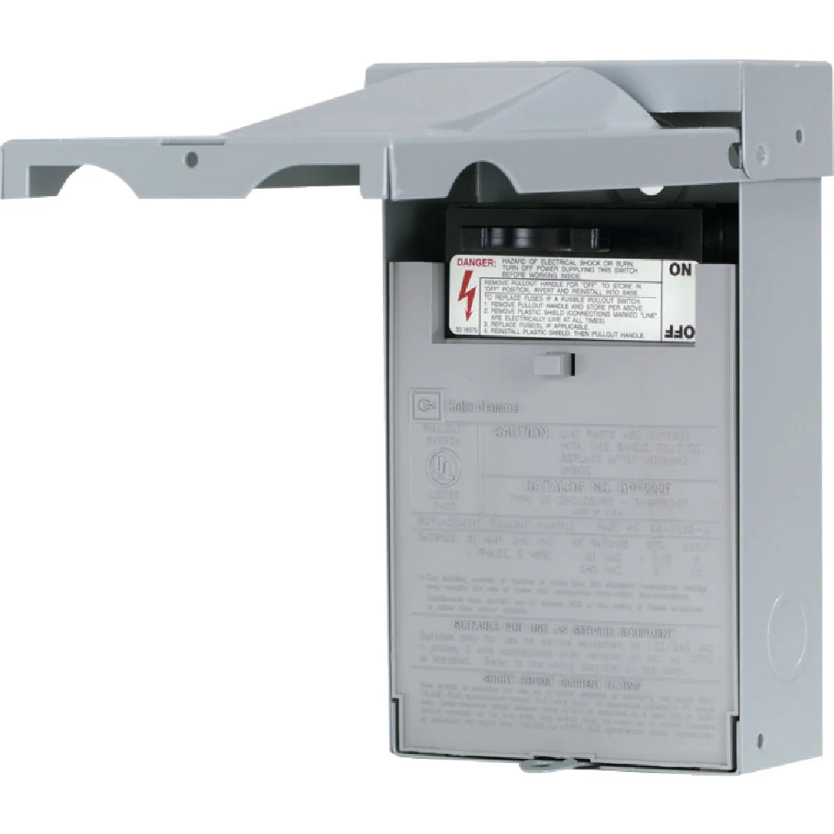 Dependable Eaton 30A 120 240V Fused Air Conditioner Disconnect Lightweight