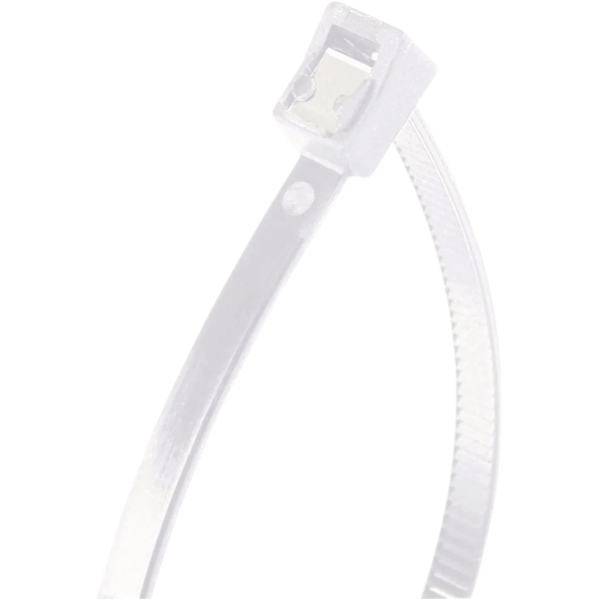 Minimalist Gardner Bender Cutting Edge 8 In. Natural Nylon Self-Cutting Cable Tie 50-Pack Superior