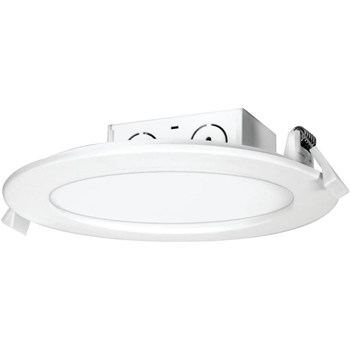 Trusted Satco 5 In. 6 In. Direct Wired IC Rated White 4000K LED Recessed Light Kit Smooth