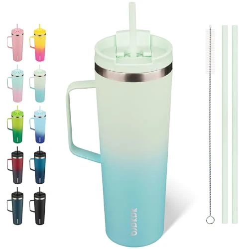 Detailed 30oz Insulated Tumbler with Handle Reliable
