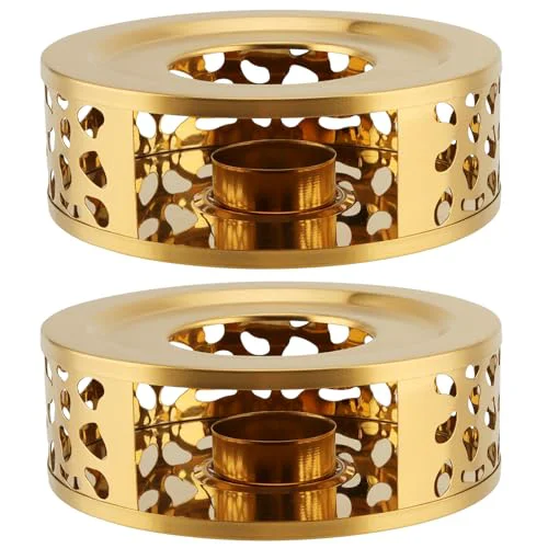 Quality 2 PCS Metal Teapot Warmer Base High-Grade
