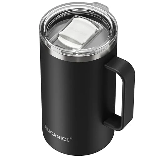 Fine 14 24oz Insulated Coffee Mug With Handle Elite