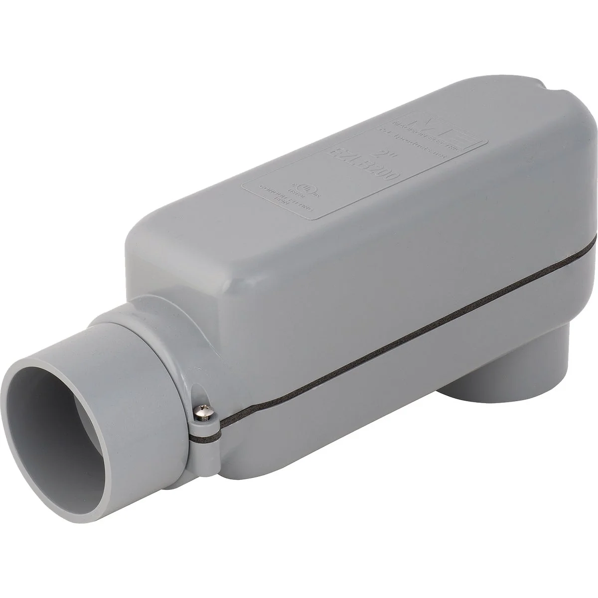 Healthy Madison Electric EZLB 2 In. Gray Molded PVC Service Entrance Conduit Body World-Class