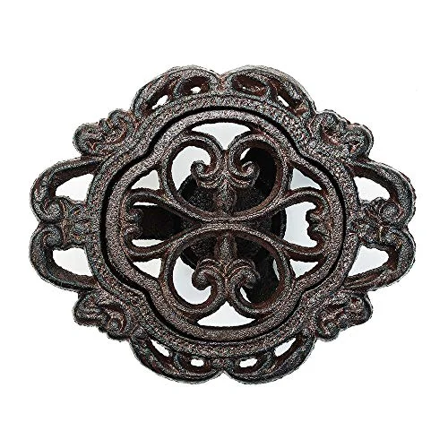 Fine Cast Iron Teapot Warmer Detailed