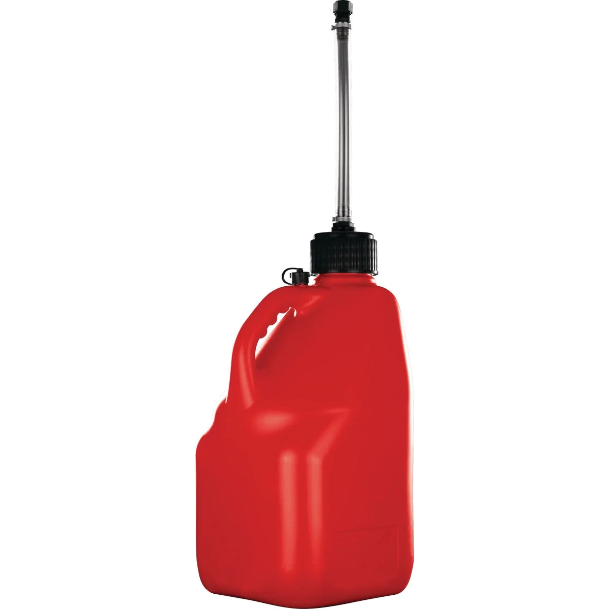 Safe Plastic Product Formers 5 Gal. Square Plastic Multi-Purpose Utility Jug Red Reusable