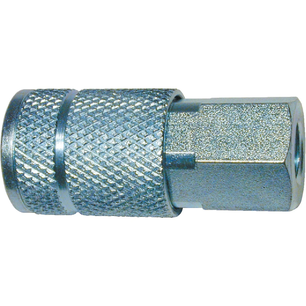 Durable Tru-Flate Series Push-to-Connect 1 4 In. FNPT Coupler Solid