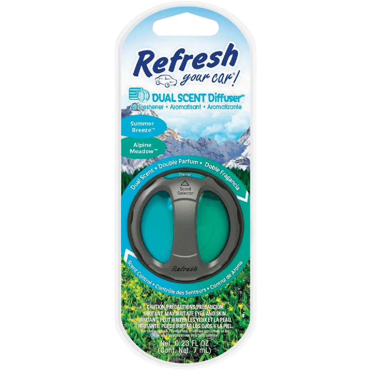 Efficient Refresh Your Car Oil Diffuser Car Air Freshener Summer Breeze Alpine Meadow Detailed