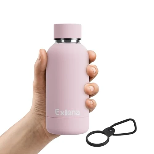 Organic Small Water Bottle 12oz with Clip Safe