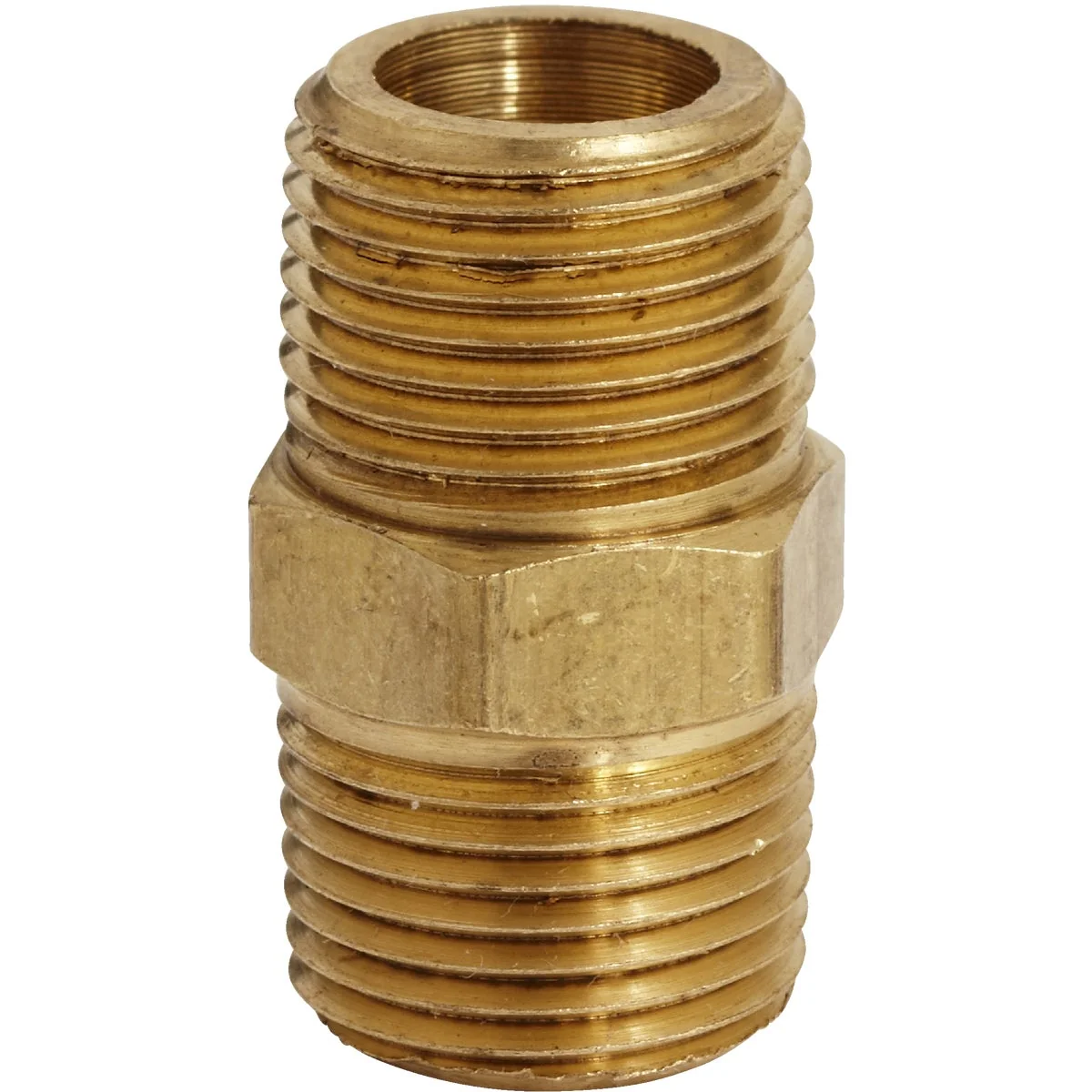 High-Quality Milton Hex 3 8 In. NPT Brass Hex Nipple Coupler Easy-to-Use