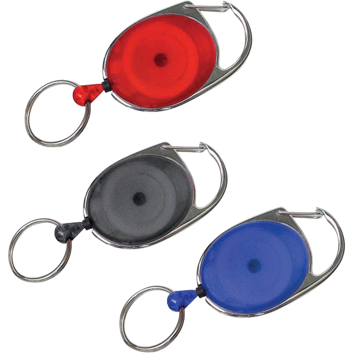 Eco-Friendly Lucky Line Retractable 24 In. Retractable Key Chain Long-Lasting