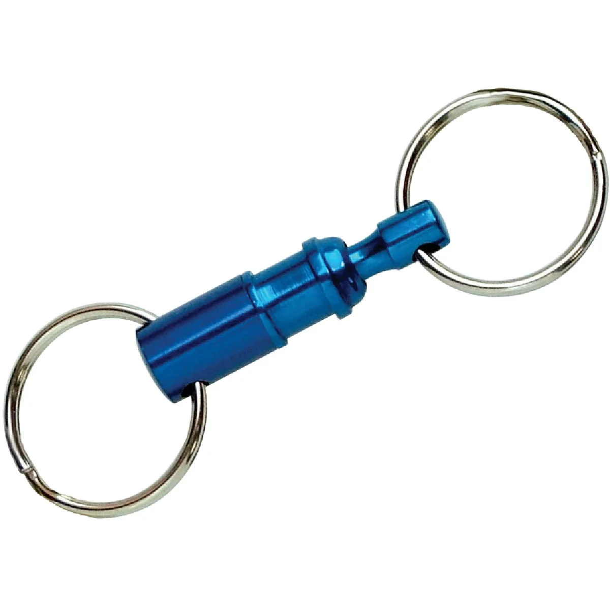 High-End Lucky Line Quick-Release Pull-Apart Aluminum Key Chain Natural