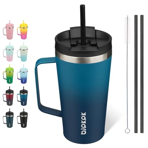 High-End 18oz Insulated Tumbler with Handle Consistent