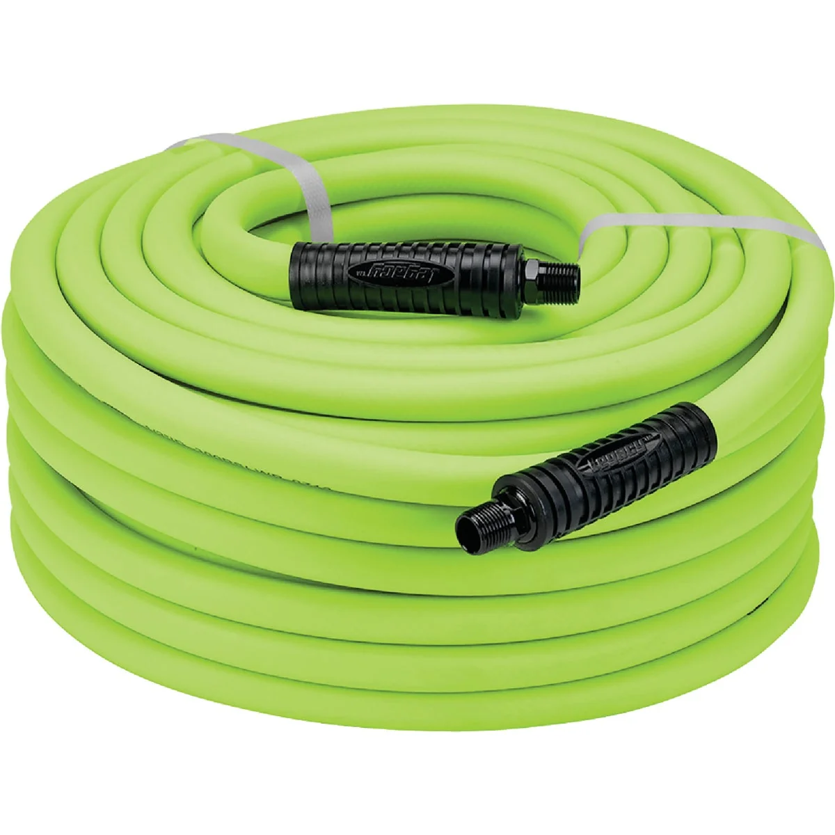 Casual Flexzilla 1 2 In. x 50 Ft. Polymer-Blend Air Hose with 3 8 In. MNPT Fittings Versatile