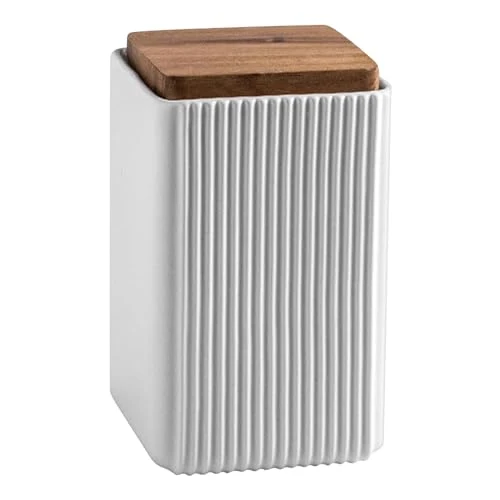 Fashionable Ceramic Storage Jars Modern Airtight Coffee Canisters With Lid 33.814 Fl Oz Organic