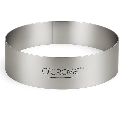 Dependable Stainless Steel Cake Ring Mold for Baking 12x3 Inch Premium Material