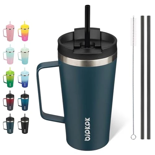 Safe 18oz Insulated Tumbler with Handle Smart