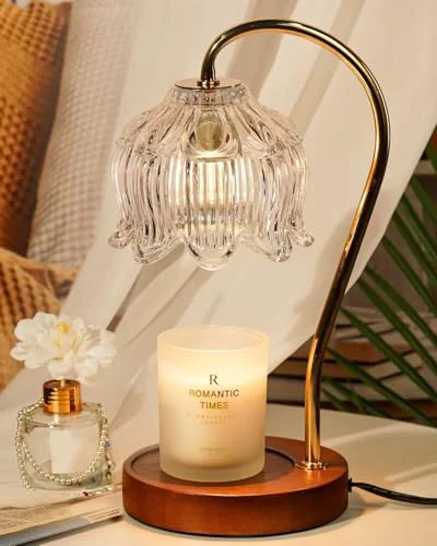 Comfortable Flower Candle Warmer Lamp with Timer Specialty