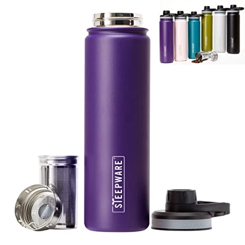 Efficient Steepware Tea Tumbler and Thermos Premium Material