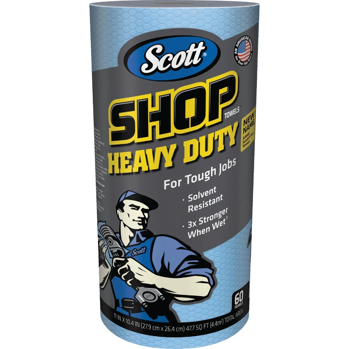 Premium Scott Pro 11 In. W x 10.4 In. L Disposable Heavy-Duty Shop Towel 60-Count Modern