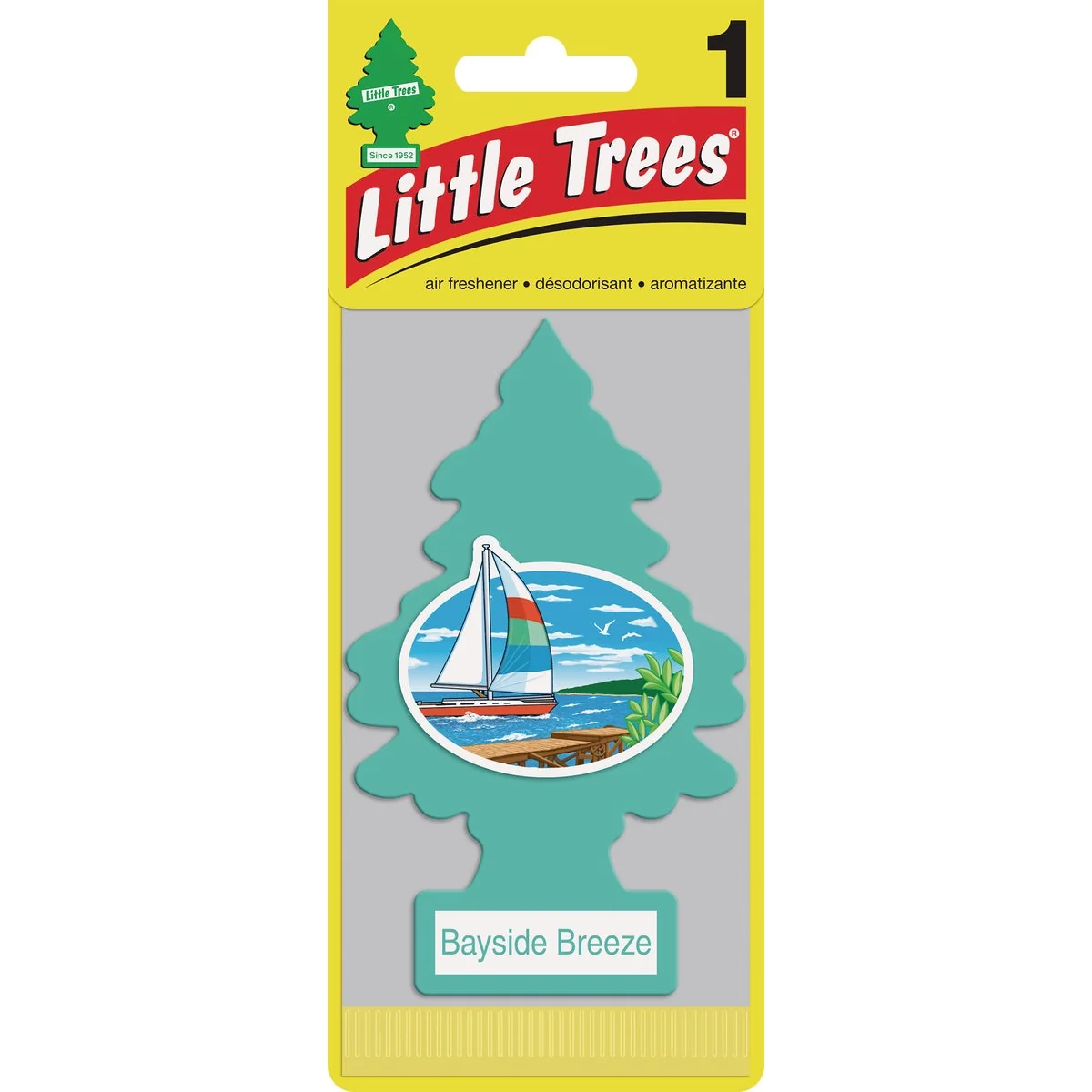 Fine Crafted Little Trees Car Air Freshener Bayside Breeze Certified