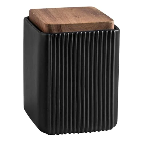 Genuine Ceramic Storage Jars Modern Airtight Coffee Canisters With Lid 25.3605 Fl Oz Excellent