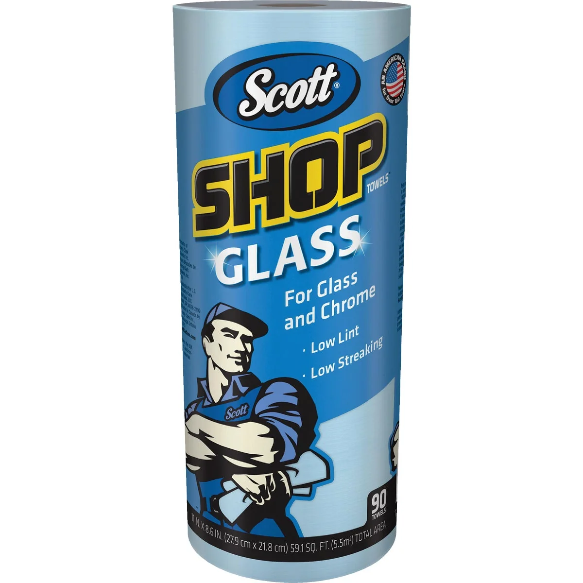 Premium Scott 11 In. W x 8.6 In. L Glass Shop Towel 90-Count Secure