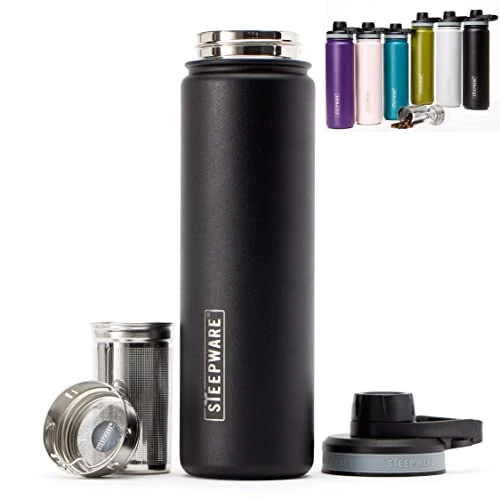 Practical Steepware Tea Tumbler and Thermos Premium Material