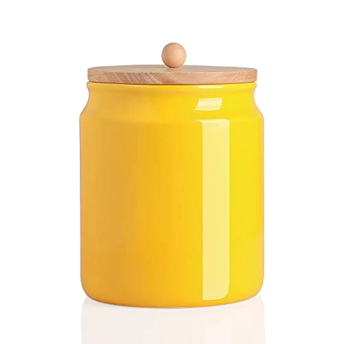 High-Quality Sweejar Ceramic Kitchen Canisters 58 Ounce Solid