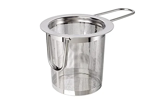 Enhanced Stainless Steel Infuser to Steep Loose Tea. Folding Arms allow it to Fit Any Mug. Dishwasher safe and easy to clean Superior