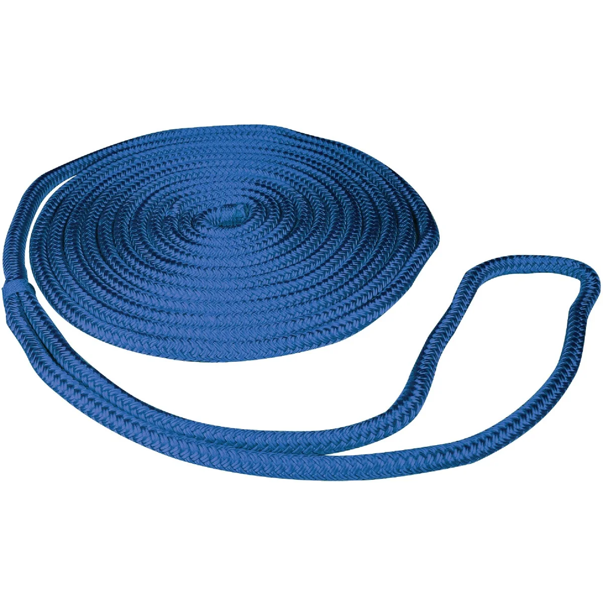 Minimalist Seachoice 3 8 In. x 15 Ft. Blue Double Braid Nylon Dock Line Exclusive