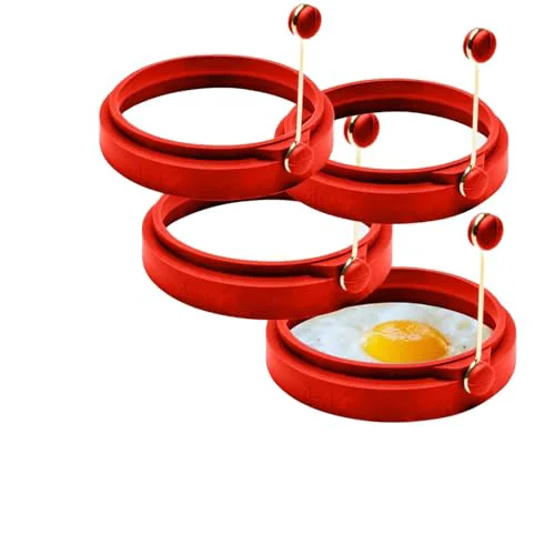 Recyclable Professional 4 Inch Silicone Egg Ring Premium Material