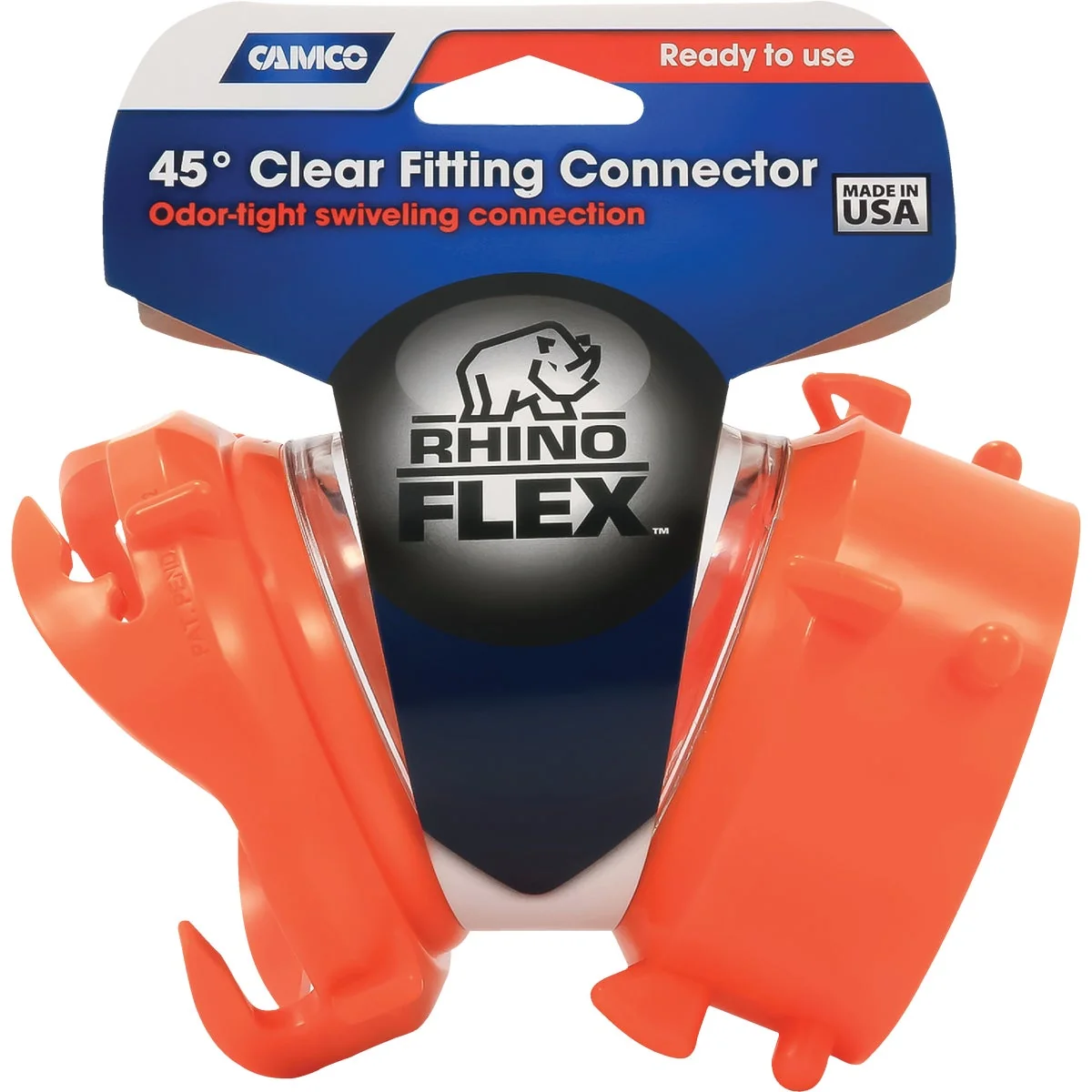Fashionable Camco RhinoFLEX RV Sewer Hose Connector Convenient