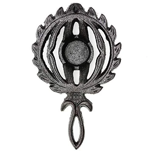 Selected Cast Iron Tealight Warmer with Pretty Flame Shape Design Pure