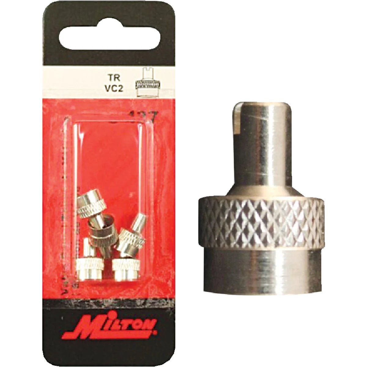 Detailed Milton Brass Tire Valve Cap 5-Pack Responsible